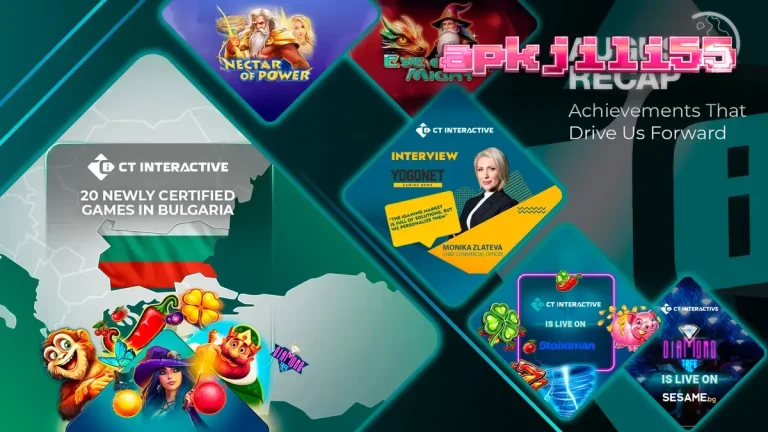 Tampilan antarmuka game slot modern dari CT Interactive